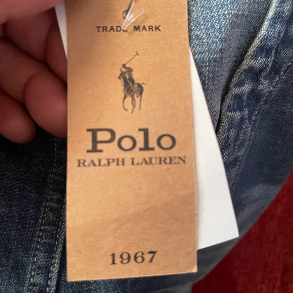 $268 Polo Ralph Lauren Classic Fit Distressed Jeans Men's Size 34X30 Pants NEW! - Picture 12 of 14